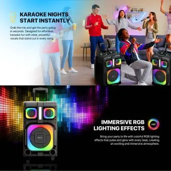 fantech neraparty np03 wireless party speaker