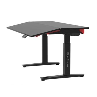fantech zurich dw314 dual motor electric standing desk | 15° ergonomic tilt & magnetic management