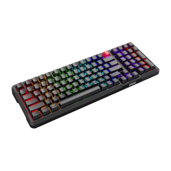 msi forge gk500 wireless gaming keyboard, 6+n key rollover & anti ghosting