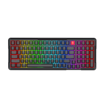 msi forge gk500 wireless gaming keyboard, 6+n key rollover & anti ghosting