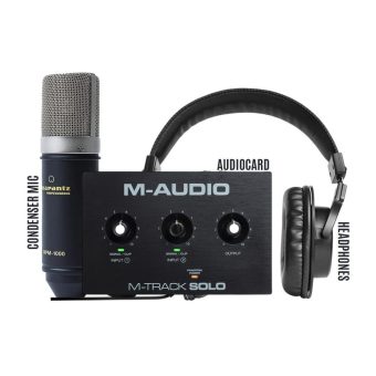 m audio studio essential recording package
