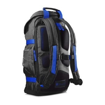 hp odyssey sports backpack x0r83aa, 15.6 inch black and blue