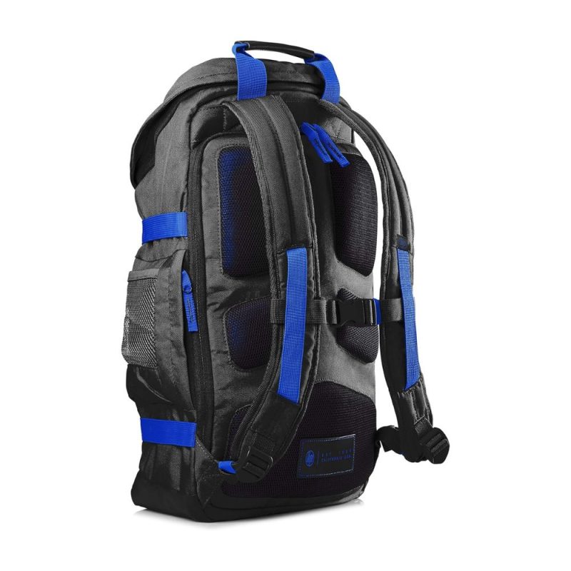 hp odyssey sports backpack x0r83aa, 15.6 inch black and blue