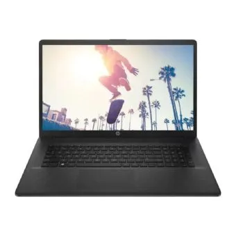 hp b3er6av 17.3" laptop core ultra 5 225u, 8gb ddr5, 256gb nvme ssd | jet black