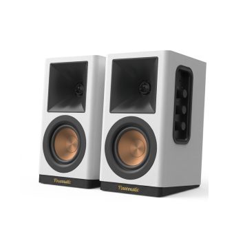 fantech finecoustic hako studio 302 100w stereo studio speakers | bluetooth 5.3 & wood cabinet