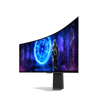 samsung 49" odyssey oled g95sd dqhd, 240hz smart gaming monitor