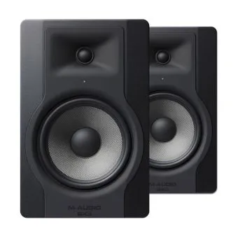 m audio bx8 d3 8inch powered studio reference monitor (pair)