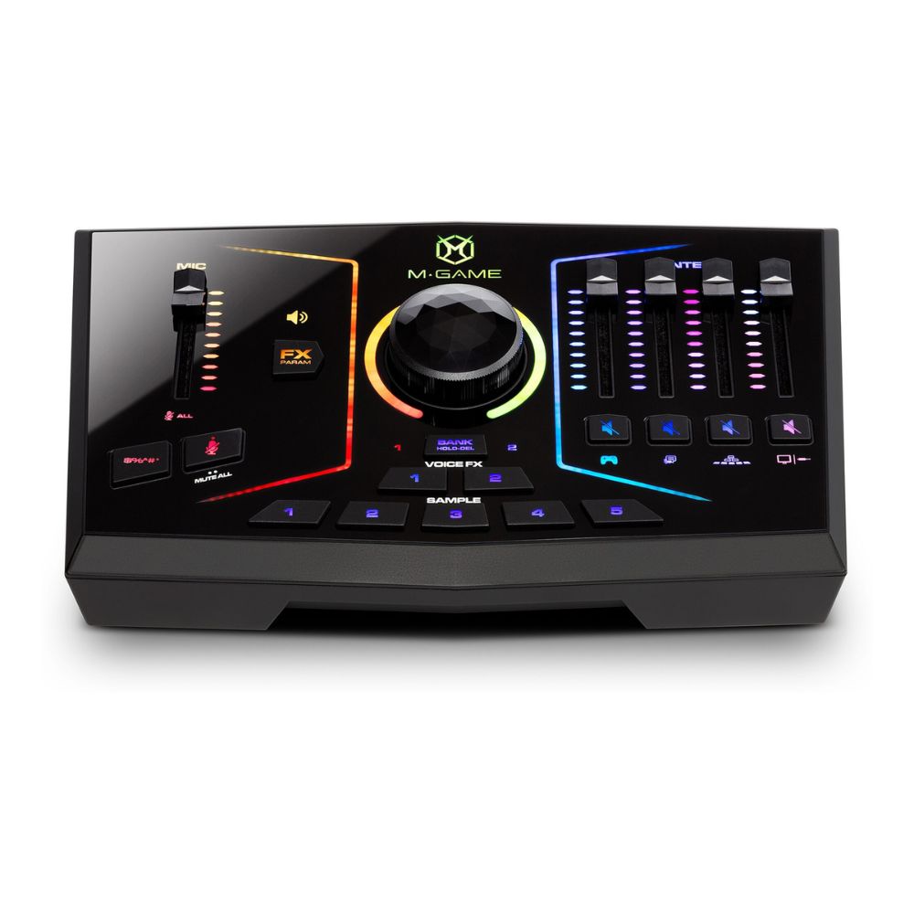 m game rgb dual streaming mixer