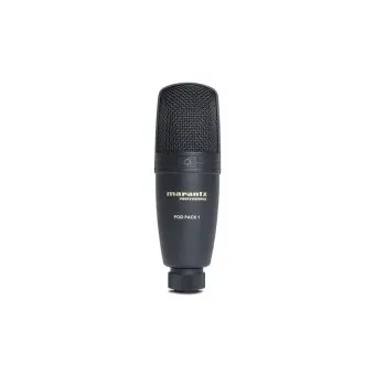 marantz pod pack 1 usb microphone with broadcast stand and cable