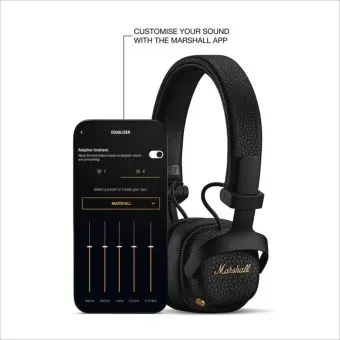 marshall milton anc wireless noise canceling on ear headphones