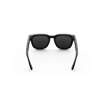 meta fury smart ai glasses | bold square frame, 12mp camera & live translate f: sandstone l: dark amber