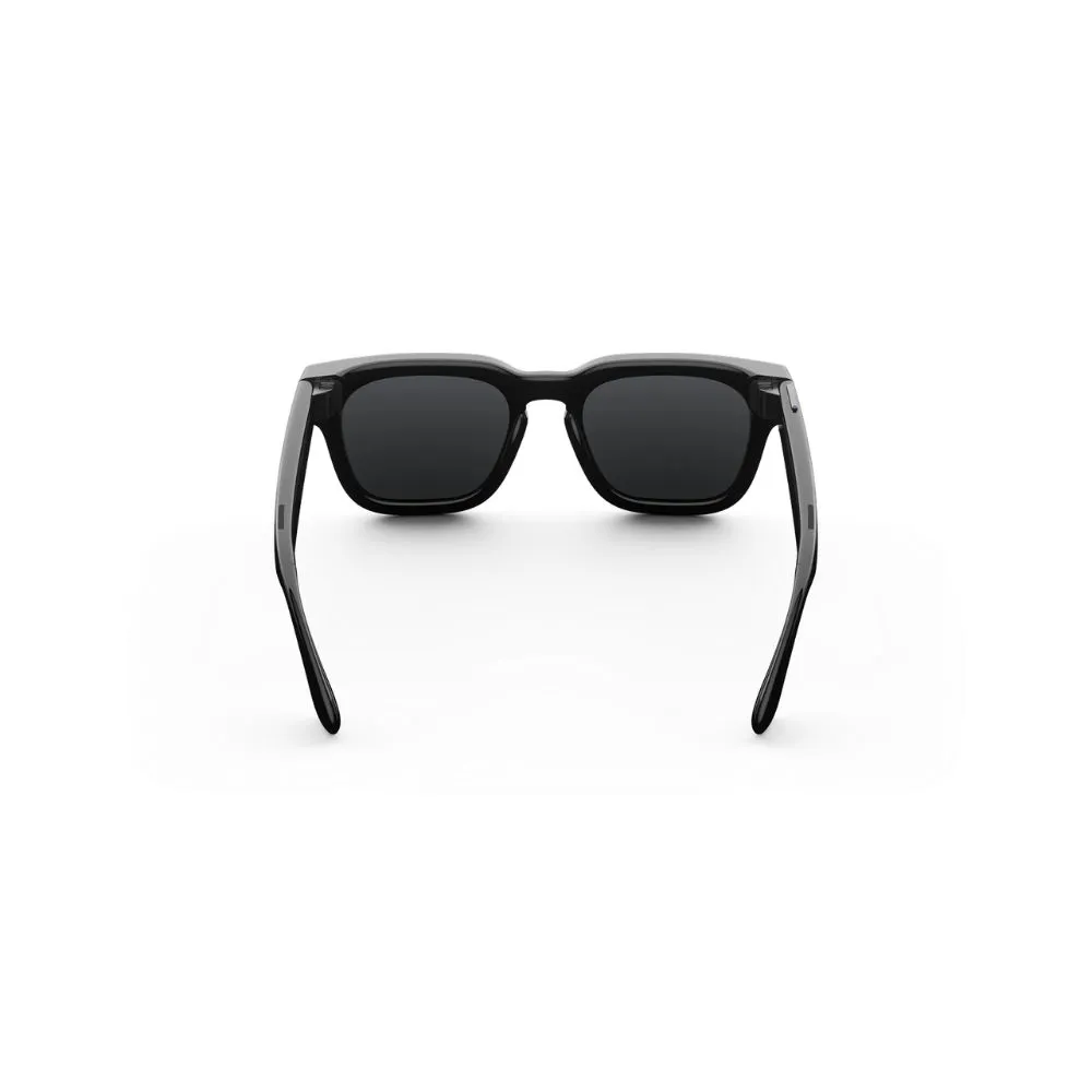 meta fury smart ai glasses | bold square frame, 12mp camera & live translate f: racing green l: light blue atlantic