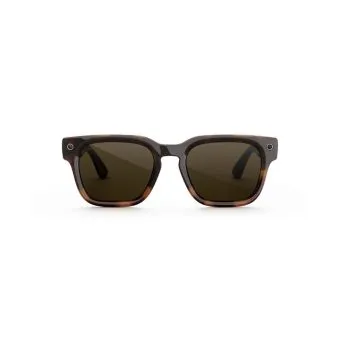 meta fury smart ai glasses | bold square frame, 12mp camera & live translate f: classic black l: brown gradient