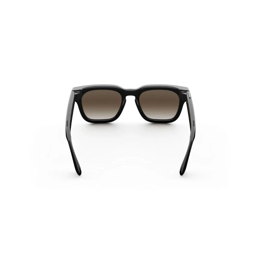 meta fury smart ai glasses | bold square frame, 12mp camera & live translate