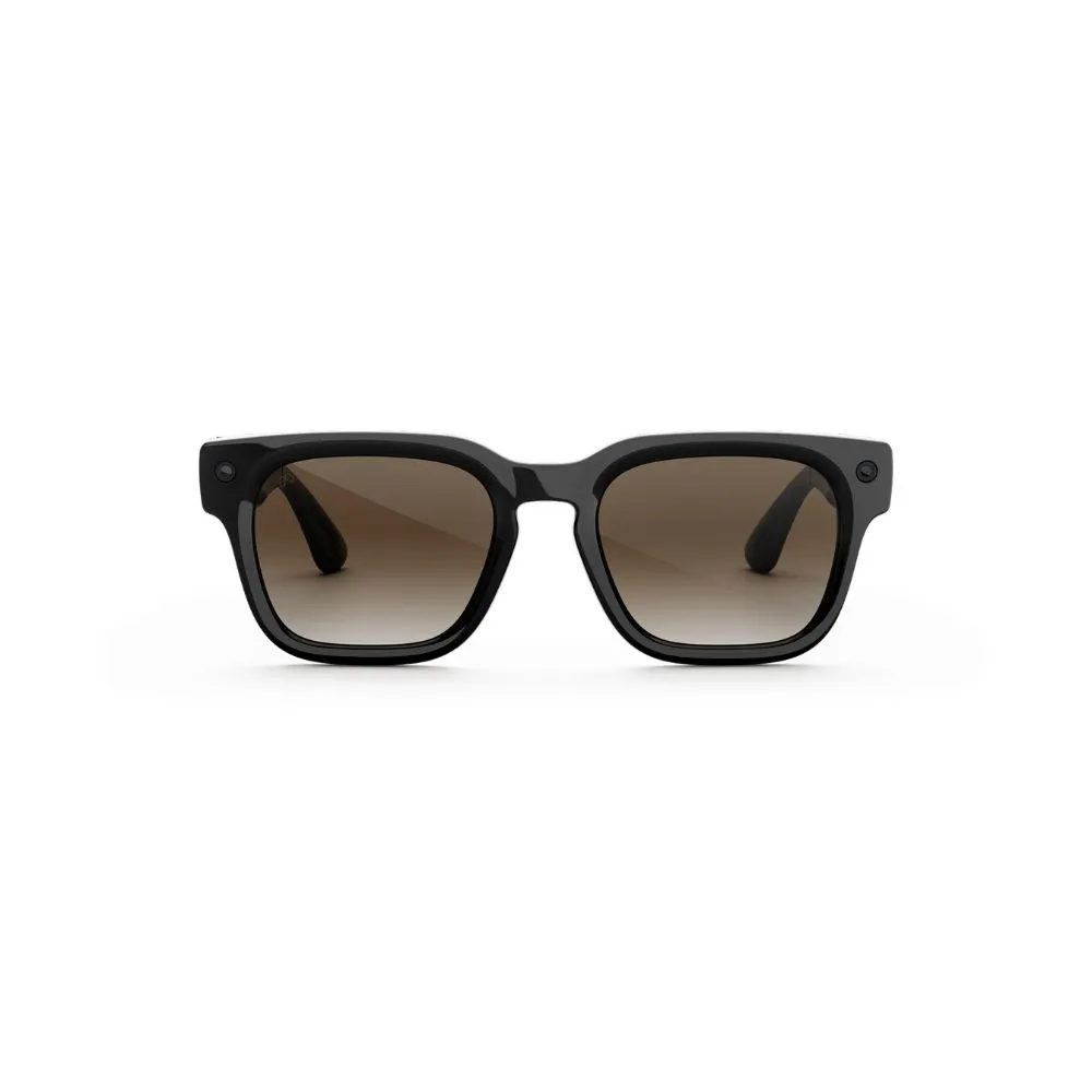 meta fury smart ai glasses | bold square frame, 12mp camera & live translate