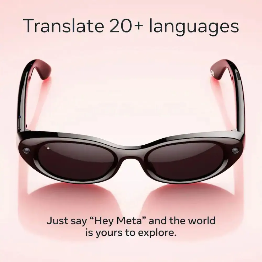 Meta - Starfire Kylie Edition-Smart AI glasses for Women, Men-Meta AI, 12MP Camera, Live Translate-Transitions Grey Lenses - Classic Black Meta - Starfire Kylie Edition-Smart AI glasses for Women, Men-Meta AI, 12MP Camera, Live Translate-Transitions Grey Lenses - Classic Black