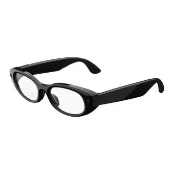 Meta - Starfire Kylie Edition-Smart AI glasses for Women, Men-Meta AI, 12MP Camera, Live Translate-Transitions Grey Lenses - Classic Black