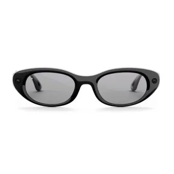 Meta - Starfire Kylie Edition-Smart AI glasses for Women, Men-Meta AI, 12MP Camera, Live Translate-Transitions Grey Lenses - Classic Black