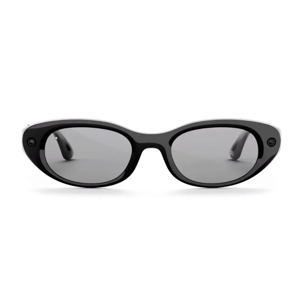 Meta - Starfire Kylie Edition-Smart AI glasses for Women, Men-Meta AI, 12MP Camera, Live Translate-Transitions Grey Lenses - Classic Black