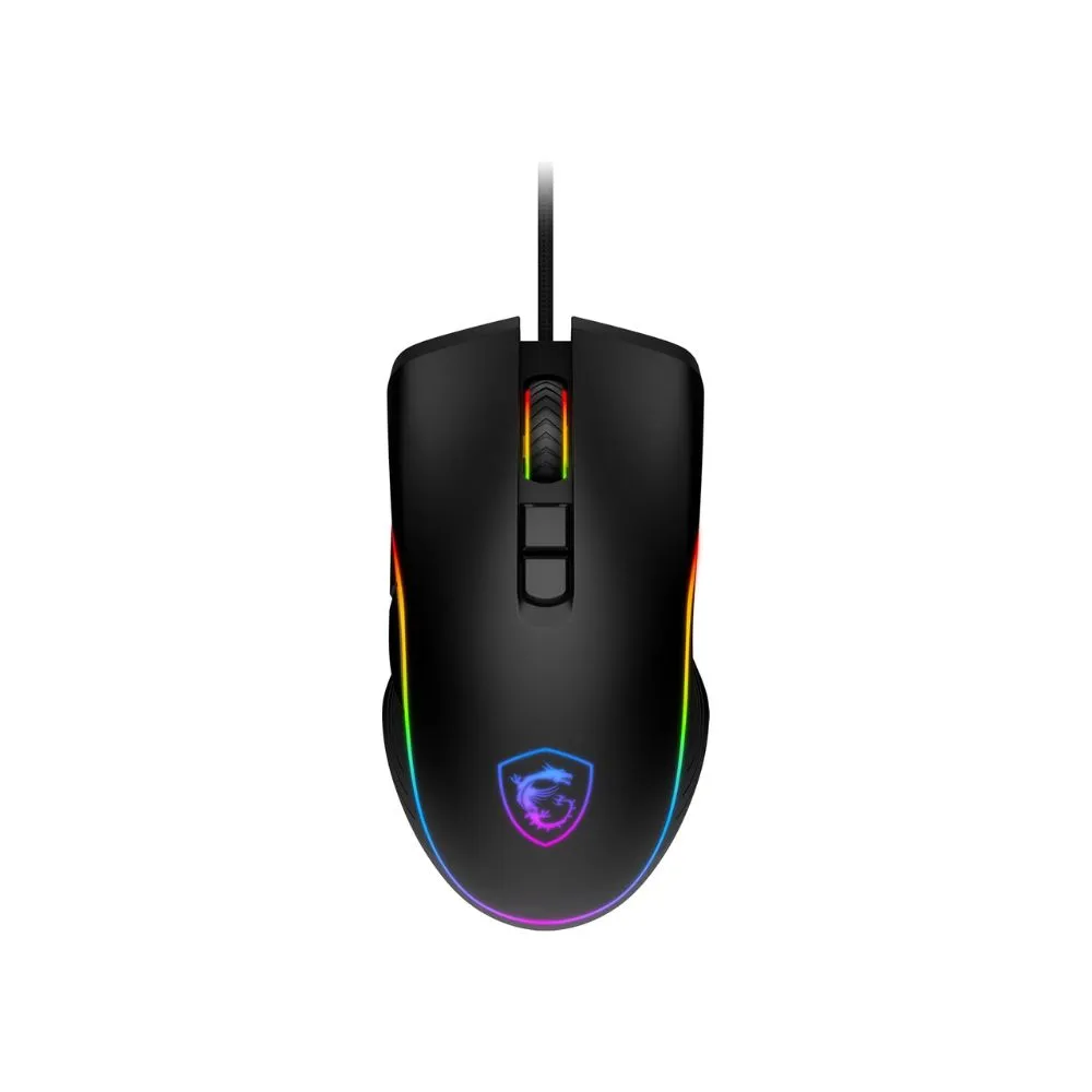 msi forge gm300, lightweight gaming usb gaming mouse, up to 7200 dpi