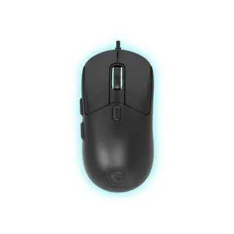 msi forge gm330 – wired gaming mouse, 12800dpi, rgb lighting