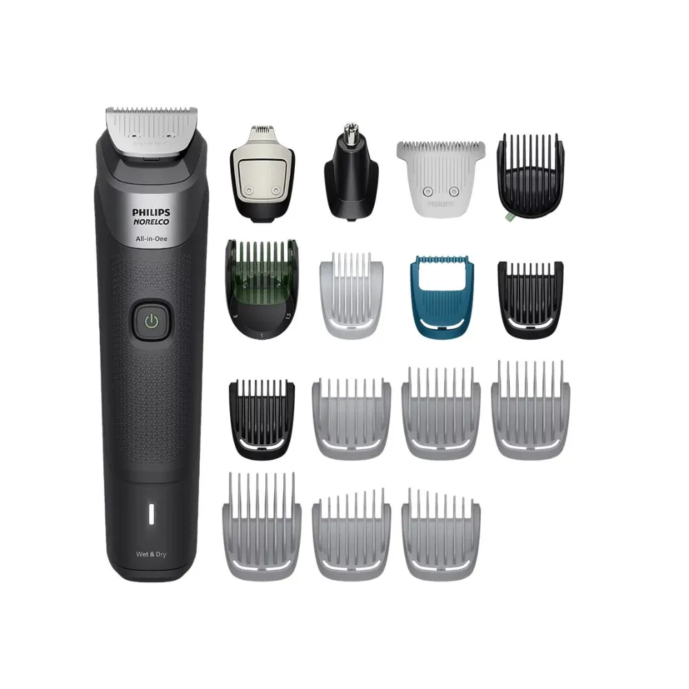 philips norelco all in one trimmer 5000 series (mg5975/49) | 21 in 1 face, head & body groomer