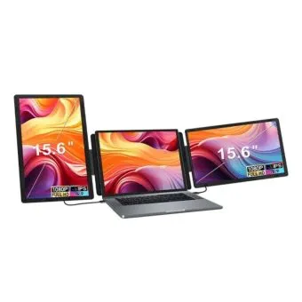 portable monitor 15.6 inch rotatable detachable magnetic screen horizontal & vertical