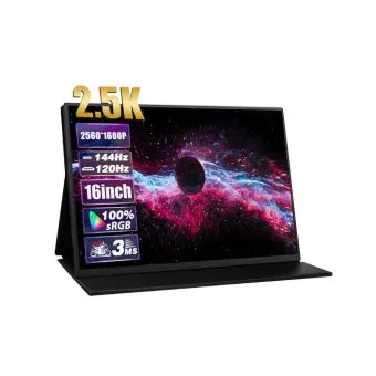 portable screen s45 1, 16 inch 2k, 165hz, usb c and mini hdmi