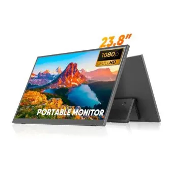 portable screen s52, 23.8 inch fhd 120hz, usb c and mini hdmi