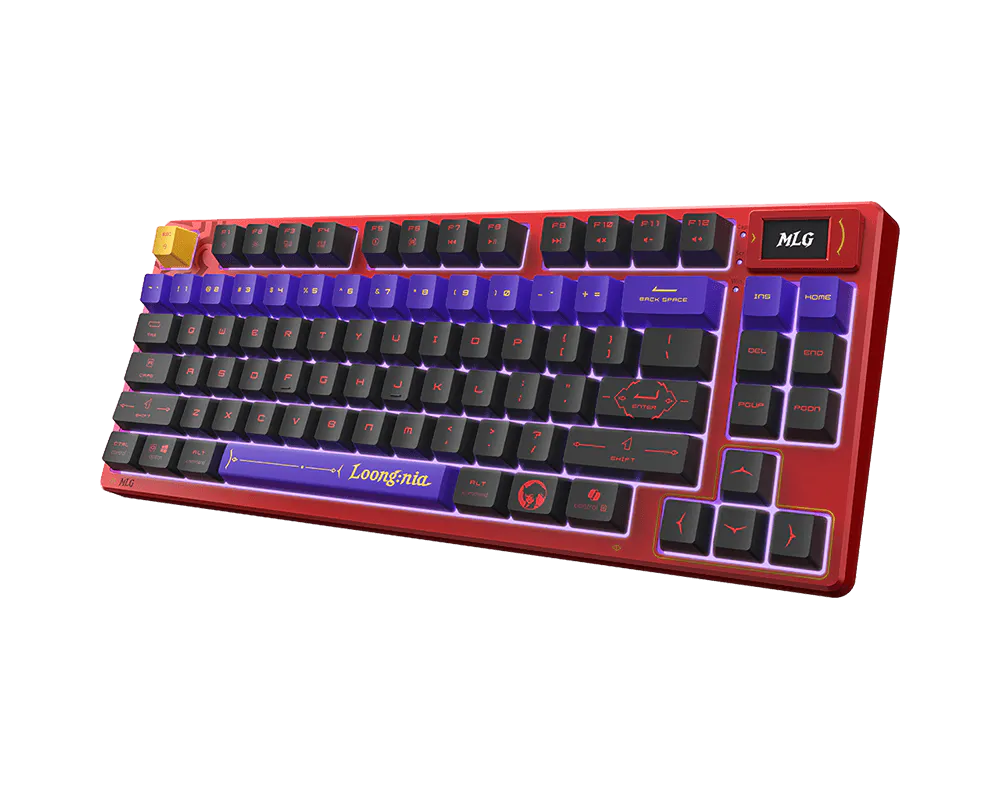 msi forge mlg gk600 tkl, wireless gaming keyboard, tenkeyless design, 20 mode rgb, mlg special edition