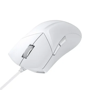 lenovo legion m3 wired gaming mouse, 8000 dpi, paw3327 sensor, rgb, white