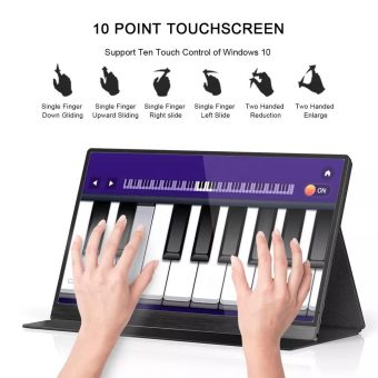 portable screen s27b 2, 15.6 inch fhd touchscreen, usb c and mini hdmi