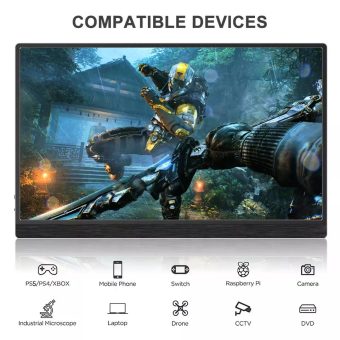 portable screen s27b 2, 15.6 inch fhd touchscreen, usb c and mini hdmi