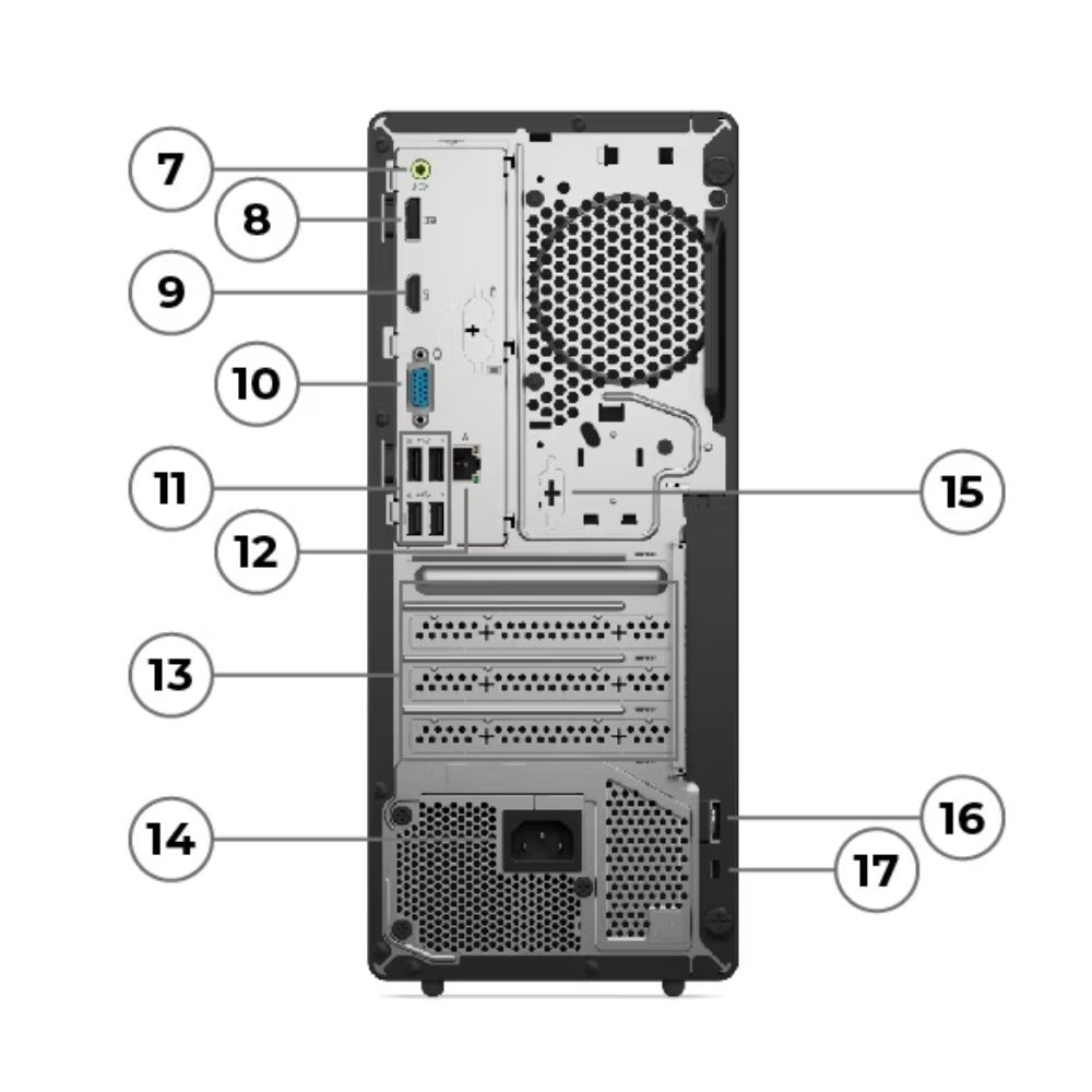 lenovo thinkcentre neo 50t tower | core ultra 5 225u, 512gb ssd, usb keyboard & mouse, 2 year warranty