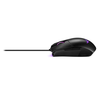 asus rog strix impact ii, wired gaming mouse, 6200dpi, rgb