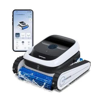 ecovacs ultramarine p1 cordless robotic pool vacuum