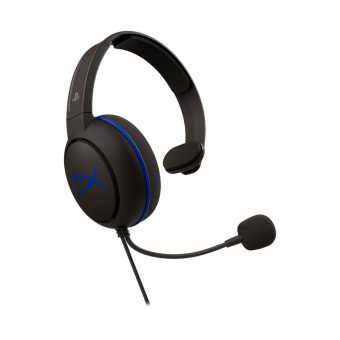 hyperx cloud chat 4p5j3ab, headset for ps4, one ear cup, reversible design