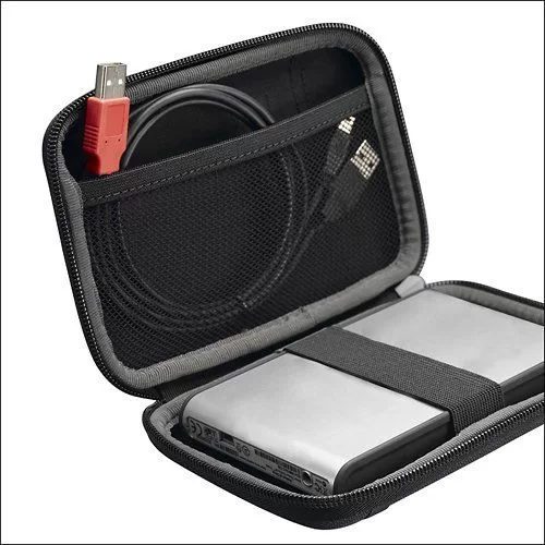 case logic compact portable hard drive case, anti shock, water resistant phdc1