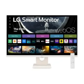 lg 27" full hd ips smart monitor with webos 23 & built in speakers
