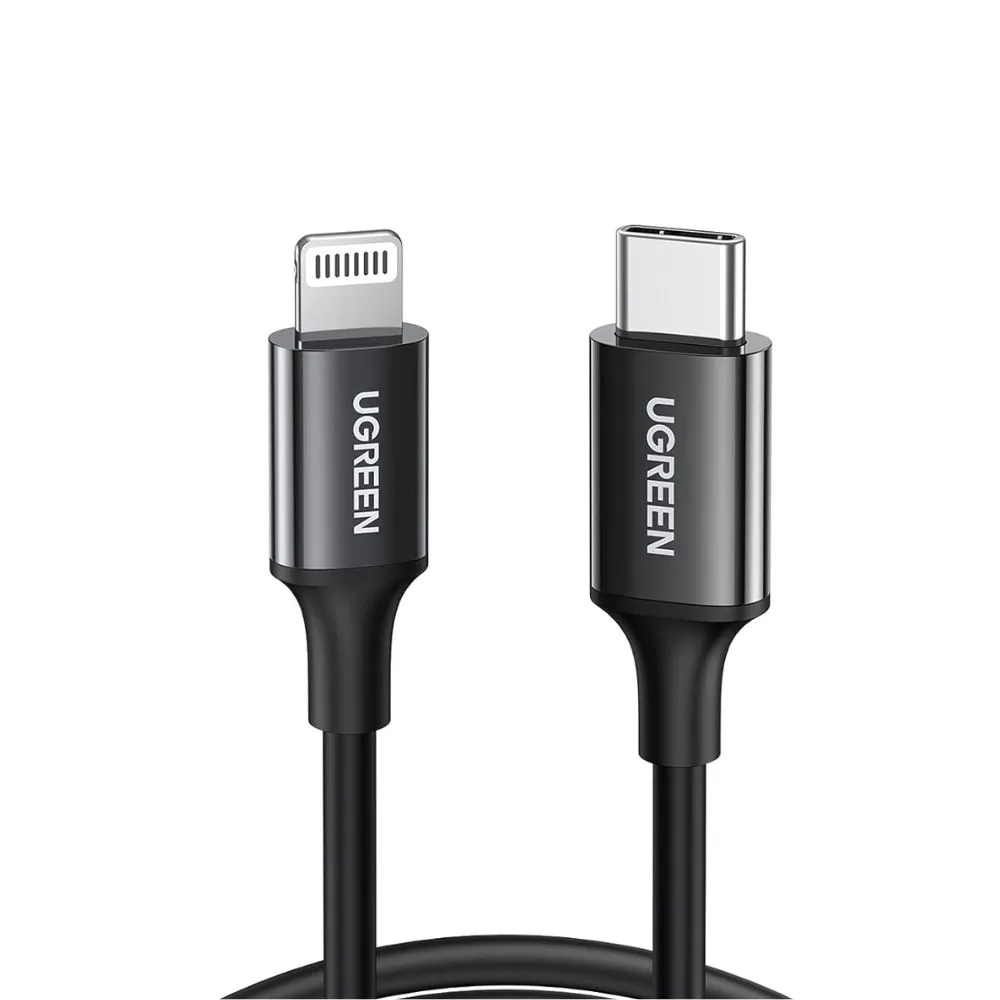 ugreen usb c to lightning pd fast charging cable (1m)