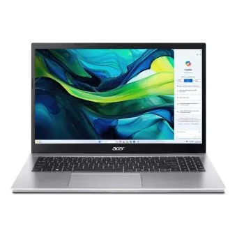 acer aspire go 15 15.6" full hd laptop amd ryzen 7 7730u, 16gb ram, 512gb ssd, pure silver