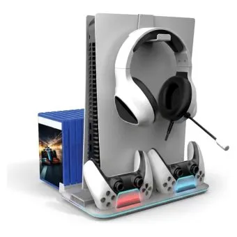 epic arma multifunctional ps5 charging & cooling dock