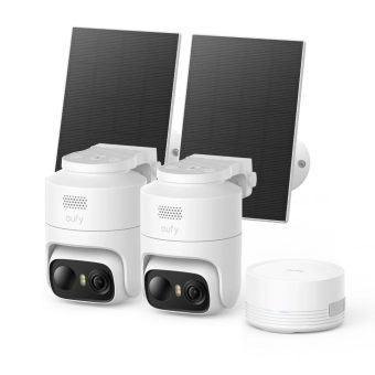 eufycam c37 2k smart security camera cctv with solar panel solo