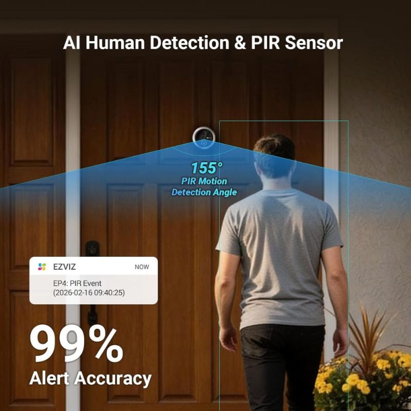 ezviz ep4 wire free peephole door viewer
