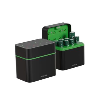 green lion rechargeable 4*aa + 4*aaa battery dock usb c