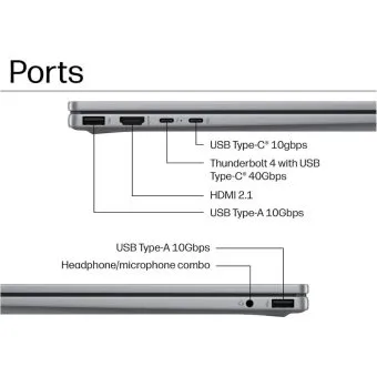 hp omnibook x flip 14" wuxga touch 360 convertible laptop intel core ultra 7 258v, 32gb ram, 512gb ssd, natural silver