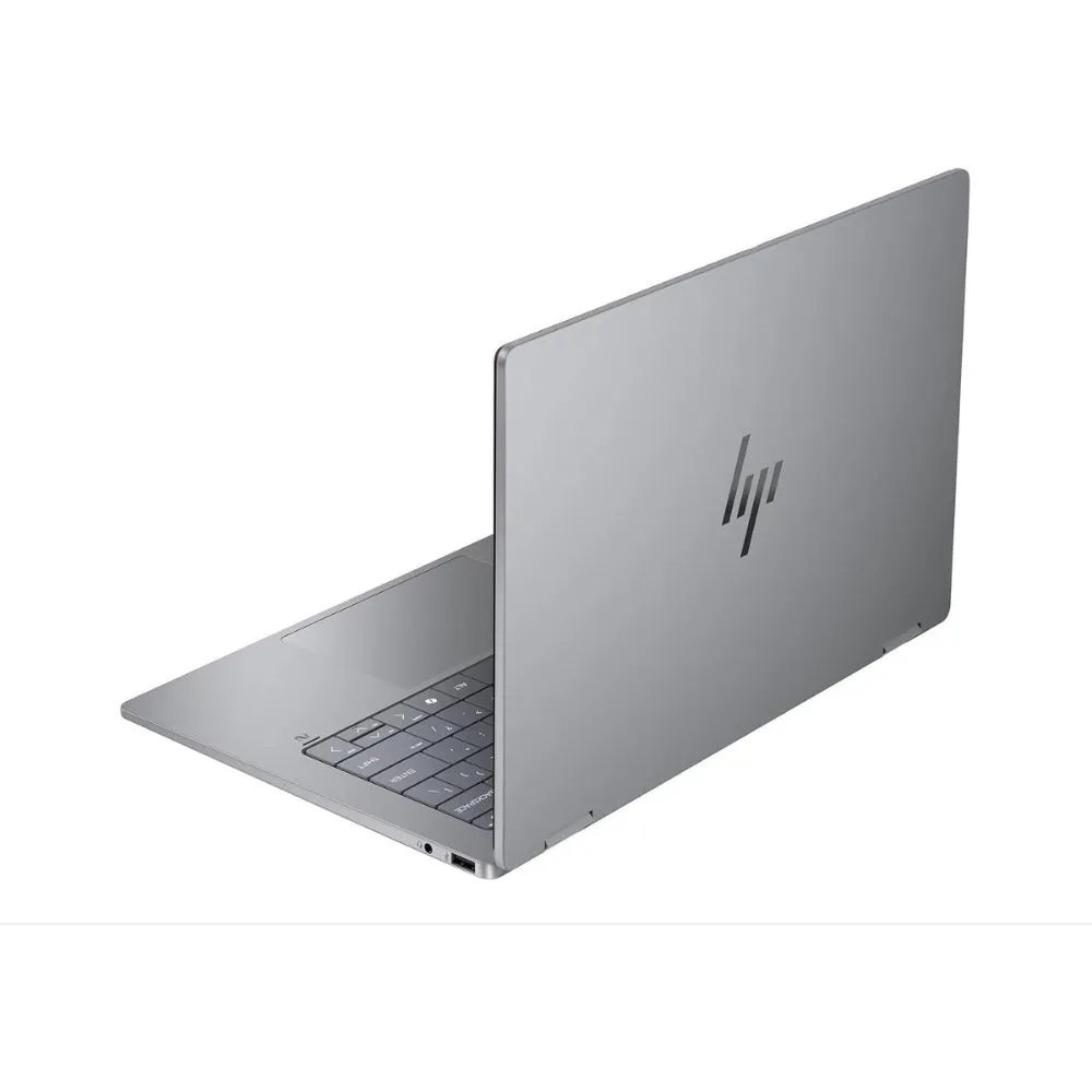hp omnibook x flip 14" wuxga touch 360 convertible laptop intel core ultra 7 258v, 32gb ram, 512gb ssd, natural silver