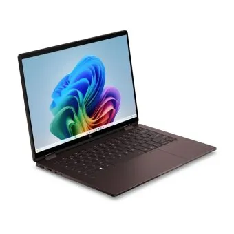 hp omnibook x flip 14" 2k oled touch 360 convertible laptop amd ryzen ai 5 430, 16gb ram, 512gb ssd, deep espresso
