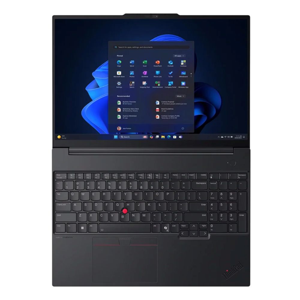 lenovo thinkpad e16 gen 3 16" wuxga business laptop intel core ultra 5 226v, 16gb ram, 512gb ssd, black, includes lenovo case