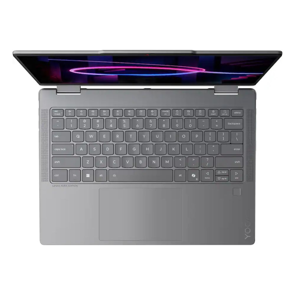 lenovo yoga 7 14" wuxga oled touch 360 convertible laptop intel core ultra 5, 16gb ram, 512gb ssd, freedos, luna grey